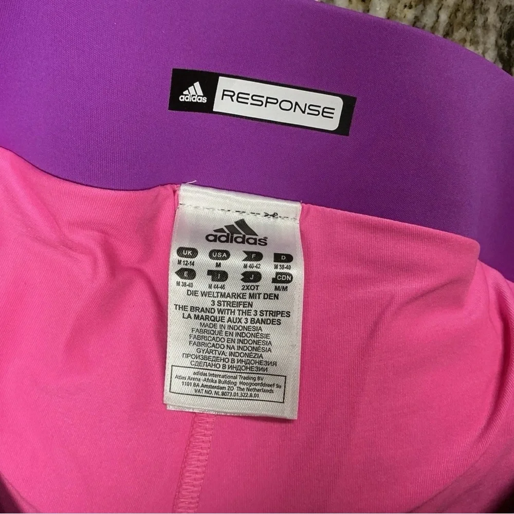 Adidas Women's Pink and Purple Tennis Skort - Picture 9 of 9